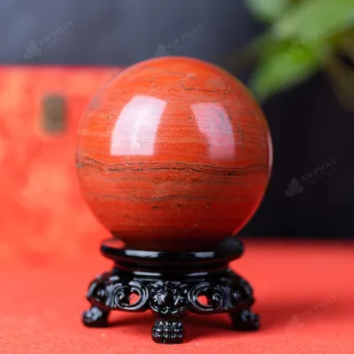 Quả Cầu Ngọc Bích Đỏ - 3,05kg - M0210305