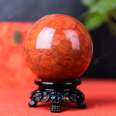 Quả Cầu Ngọc Bích Đỏ - 3,52kg - M0210352