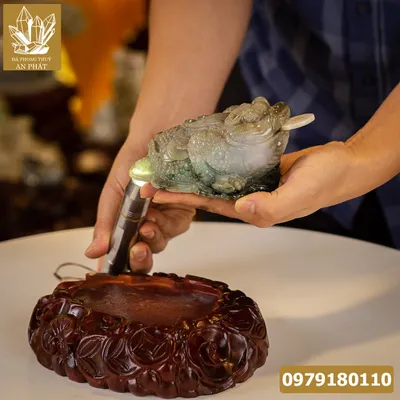 Thiềm Thừ Ngọc | Thiềm Thừ Ngọc Phỉ Thúy | Thiềm Thừ (Cóc 3 Chân, Cóc Ngậm Tiền) Ngọc Jadeit - M14591