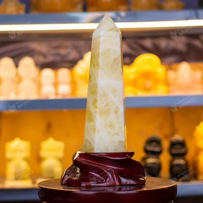 Trụ thạch anh vàng | trụ đá thạch anh vàng 2.11kg