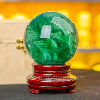 Quả Cầu Thạch Anh Xanh - Fluorite Xanh - 3,26kg - M22728