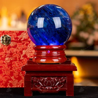 Quả Cầu Đá Núi Lửa Xanh Nước Biển - 1,64kg - M2907164