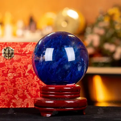 Quả Cầu Đá Núi Lửa Xanh Nước Biển - 2,09kg - M2907209