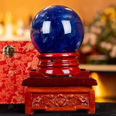 Quả Cầu Đá Núi Lửa Xanh Nước Biển - 2,09kg - M2907209