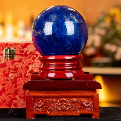 Quả Cầu Đá Núi Lửa Xanh Nước Biển - 2,09kg - M2907209