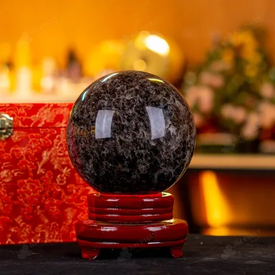 Quả Cầu Phong Thủy Đá Thạch Anh Đen - 3,13kg - M2602313