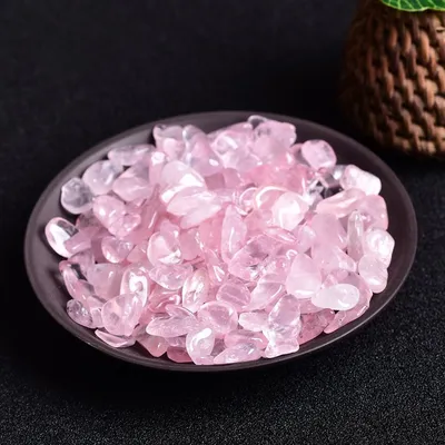 Đá Vụn Thạch Anh Hồng Mài Bóng - M04024