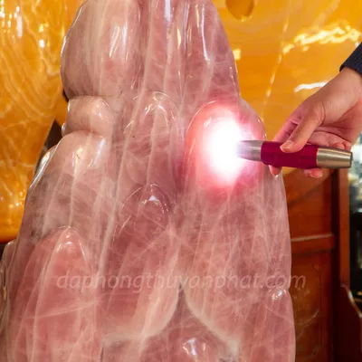Đá Cảnh, Đá Trấn Trạch Thạch Anh Hồng 89kg