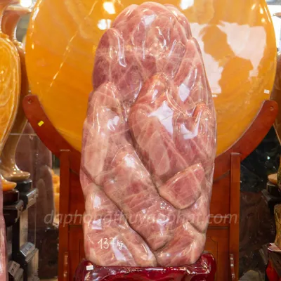 Đá Cảnh, Đá Trấn Trạch Thạch Anh Hồng 137kg M1657