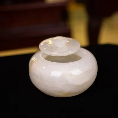 BÁT TỤ BẢO | BÁT TỤ LỘC | BÁT TỤ TÀI | BÁT TỤ THỦY ĐÁ NGỌC ONYX 18cm - 2,8Kg (không cốt, không vụn, không nén vàng) - M2117