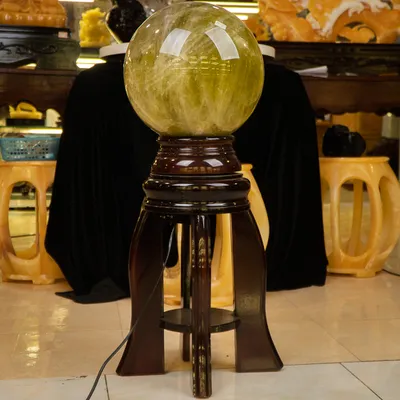 Quả Cầu Thạch Anh Vàng 31kg - M21263