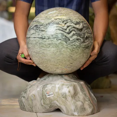 QUẢ CẦU ĐÁ SERPENTINE 100Kg - M1707