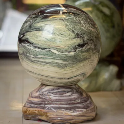 QUẢ CẦU ĐÁ SERPENTINE 90Kg - M17063