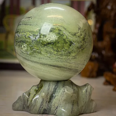 QUẢ CẦU ĐÁ SERPENTINE 120Kg - M17064