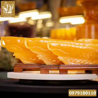 Cá Rồng Ngọc Onyx Vàng Tự Nhiên - M1669