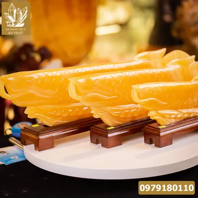 Cá Rồng Ngọc Onyx Vàng Tự Nhiên - M1669