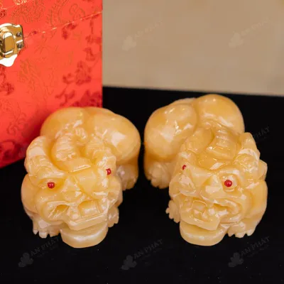 Cặp Tỳ Hưu Ngọc Hoàng Long - 10cm - M2853125