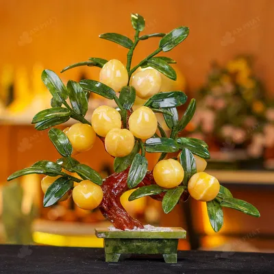 Cây Đào Đá Ngọc Hoàng Long 12 Quả 016-049DN-12