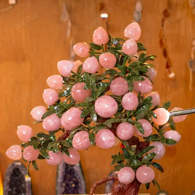 Cây Đào Đá Thạch Anh Hồng 3A 38 Quả 016-0763A-38