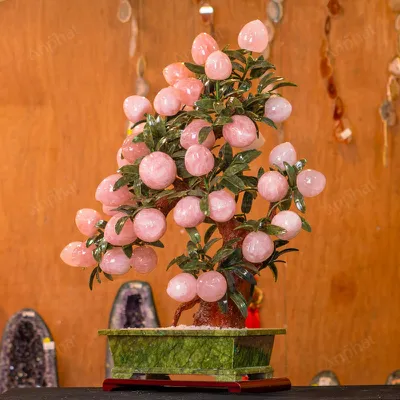 Cây Đào Đá Thạch Anh Hồng 3A 38 Quả 016-0763A-38