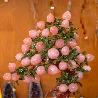 Cây Đào Đá Thạch Anh Hồng 3A 38 Quả 016-0763A-38