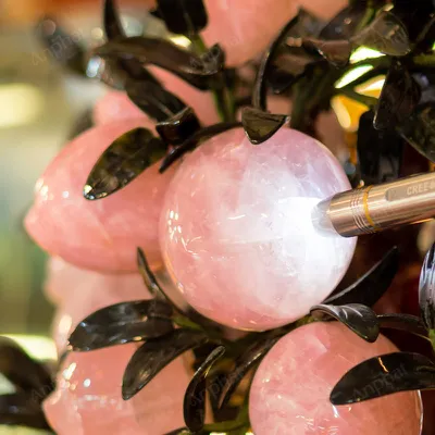 Cây Đào Đá Thạch Anh Hồng 3A 88 Quả 016-0763A-88