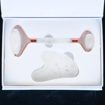 Bộ Cây Lăn Massage Đá Thạch Anh Trắng - M14910