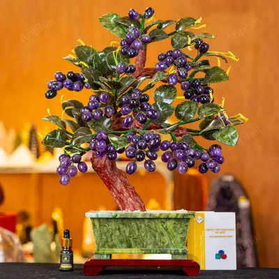 Cây Nho Đá Thạch Anh Tím - 48cm - M2952568