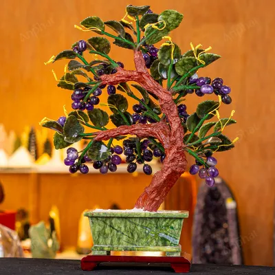 Cây Nho Đá Thạch Anh Tím - 48cm - M2952568