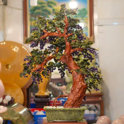 Cây Nho Đá Thạch Anh Tím - 128cm - M295440