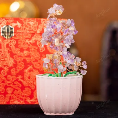 Cây Tài Lộc Đá Thạch Anh - 20,5cm - M2124047