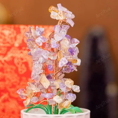 Cây Tài Lộc Đá Thạch Anh - 20,5cm - M2124047