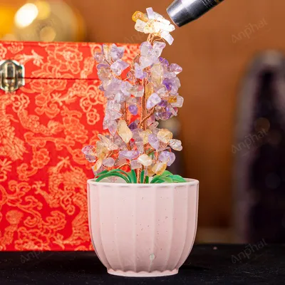 Cây Tài Lộc Đá Thạch Anh - 20,5cm - M2124047