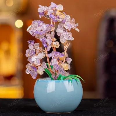 Cây Tài Lộc Đá Thạch Anh - 19,5cm - M2124051