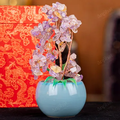 Cây Tài Lộc Đá Thạch Anh - 19,5cm - M2124051