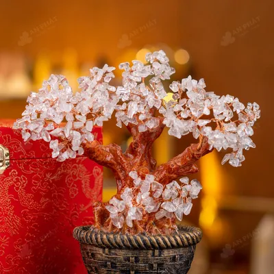 Cây Tài Lộc Đá Thạch Anh Trắng - 26cm - M2732069