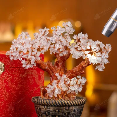 Cây Tài Lộc Đá Thạch Anh Trắng - 26cm - M2732069