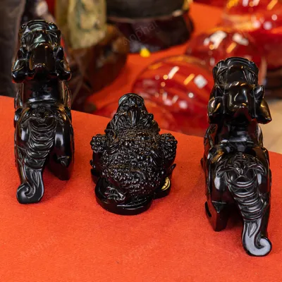 Combo Tỳ Hưu - Thiềm Thừ Obsidian Đen - M273281