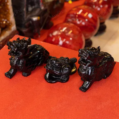 Combo Tỳ Hưu - Thiềm Thừ Obsidian Đen - M273137