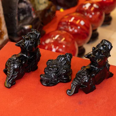 Combo Tỳ Hưu - Thiềm Thừ Obsidian Đen - M273137