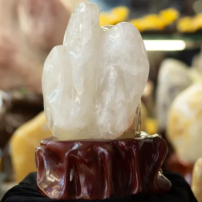 Đá Cảnh - Đá Trấn Trạch Thạch Anh Trắng 18,4kg - M17022