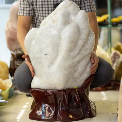 Đá Cảnh - Đá Trấn Trạch Thạch Anh Trắng 75,2kg - M15002