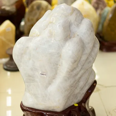 Đá Cảnh - Đá Trấn Trạch Thạch Anh Trắng 75,2kg - M15002