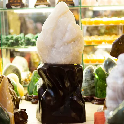 Đá Cảnh - Đá Trấn Trạch Thạch Anh Trắng 62,5kg - M15003