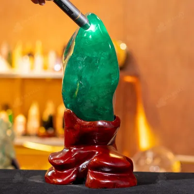Đá Cảnh Thạch Anh Xanh - Fluorite Xanh - 9,3kg - M284893