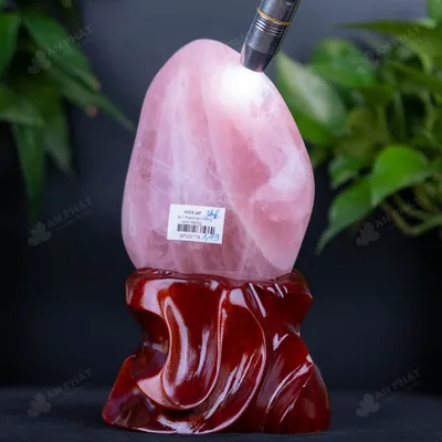 Đá Cảnh - Đá Trấn Trạch Thạch Anh Hồng - 1,5kg - M277415