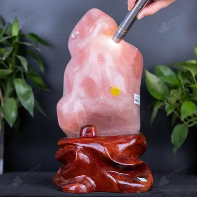 Đá Cảnh - Đá Trấn Trạch Thạch Anh Hồng - 9,5kg - M277595