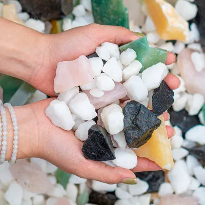 Vụn Thạch Anh Ngũ Sắc Thô (Loại 3)