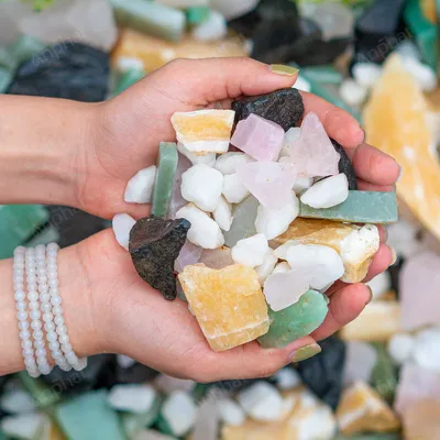 Vụn Thạch Anh Ngũ Sắc Thô  (Loại 1)