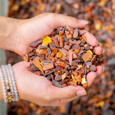 Vụn Đá Hổ Phách Thô 1A - M2340